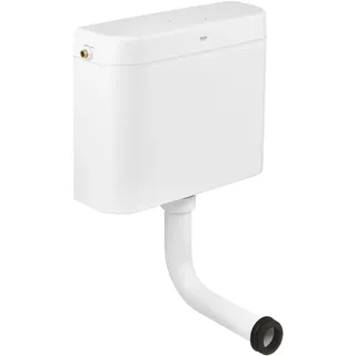 Grohe Start Spülkasten für WC (mit Start-Stopp Wassersparfunktion, 6-9l einstellbar, Aufputz), alpinweiß, 37406SH0