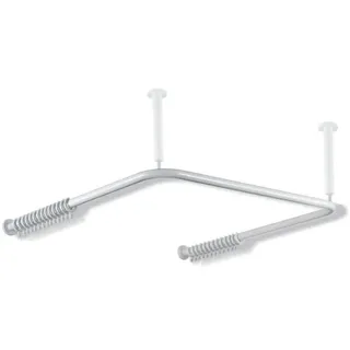 Hewi Duschvorhangstange 100 x 103,7 cm felsgrau