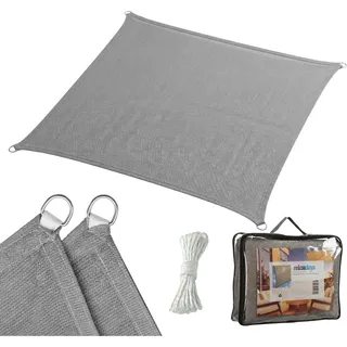 Relaxdays Relaxdays, Sonnensegel HDPE Anthrazit