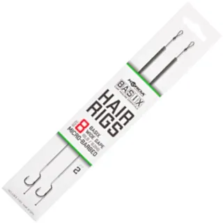 Korda Karpfenvorfächer zum Karpfenangeln Basix Hair Rigs Wide Gape, Größe/Tragkraft:Gr. 8 / 18lbs / 8.2kg