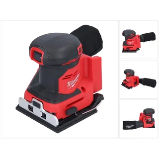 Milwaukee Schleifmaschine + Poliermaschine, Akku-Vibrationsschleifer M18 BQSS-0 (Exzenterschleifer)
