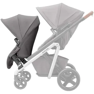 Maxi-Cosi Lila Duo Kit, Extra Sitzeinheit für Maxi-Cosi Lila Kinderwagen, für Geschwister- oder Zwillingskind, nutzbar ab ca. 6 Monate bis ca. 3,5 Jahre (max. 15 kg), grau