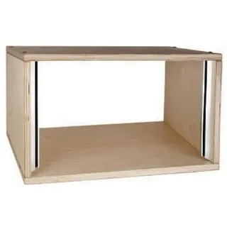 MUSIC STORE Musikinstrumentenständer, (Studiorack 4HE Birke MP Bausatz unlackiert gerade, Studiomöbel, Studio Racks), Studiorack 4HE, Birke, Bausatz