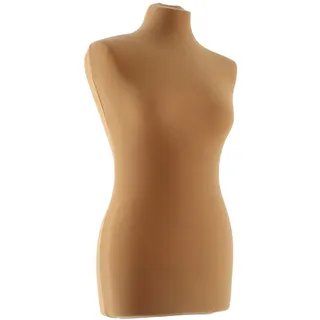 DummyDoll Überzug für Schneiderpuppe Haut/Gold Wechselbezug für Schneiderbüste Gr. XS bis L
