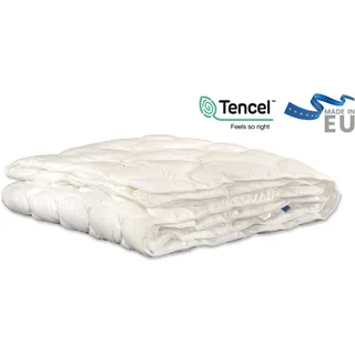 Beco Naturfaserbettdecke BECO "BeCo Tencel "NEUHEIT" - super Klimatisierung", beige, B:155cm L:220cm, Bezug: 55% Lyocell (TENCELTM), 45% Baumwolle. Füllung: 100% Lyocell (TENCELTM), Bettdecken, Natürliche Materialien / Hergestellt in der EU
