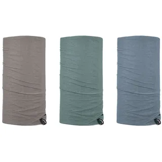 Oxford Multifunktions-windschutzkragen, 3er-pack – Komfortables Grau/taupe/khaki
