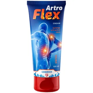Artroflex Creme – Lindert Gelenkschmerzen – Reduziert Entzündungen und Schwellungen – Creme zur Verbesserung der Beweglichkeit und Flexibilität – 100 ml