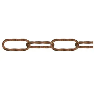 Dörner + Helmer 153633 Zierkette Alt-Messing Stahl