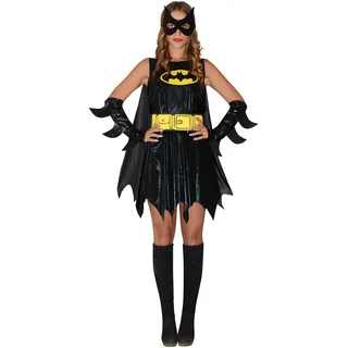 Ciao Damen Batgirl Costume Donna Originale Dc Comics kost m, Schwarz, S EU