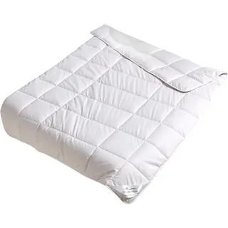 Traumschlaf Alpaka Bettdecke Pako warm, Füllung: 100% Alpakawolle 200x200 cm - weiß