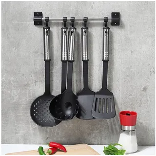 Hi Küchenhelfer-Set 6-tlg. Kunststoff und Edelstahl Schwarz