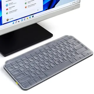 Transparente Tastaturabdeckung für Logitech MX Keys Mini Minimalistische kabellose beleuchtete Tastatur, Logitech MX Keys Mini Keyboard Skin Protector Zubehör