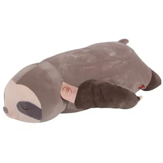 UNUS Faultier Kuscheltier Kissen, 75 cm, Grau, Seitenschläferkissen weich und flauschig, Stillkissen, Schwangerschaftskissen