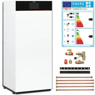 Viessmann Vitodens Pak 333-F Gas Brennwert B3TG 11kW B3TF005 Anbausatz oben