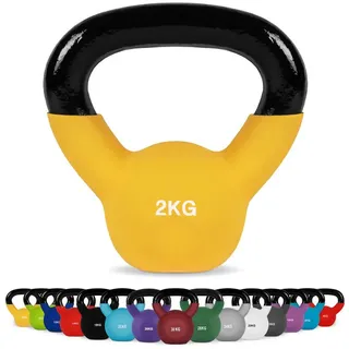 Msports Kettlebell Neopren 20 kg gelb