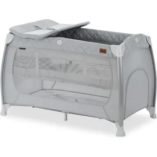hauck Reisebett Play'n Relax Center mit Wickelauflage, - Grau