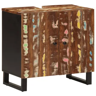 vidaXL Waschbeckenunterschrank 2 Fächer 80 x 80 x 40 cm Mehrfarbig