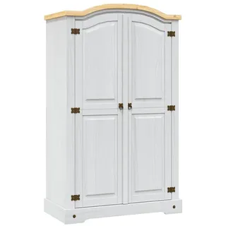 Vidaxl Wardrobe Mexican Pine Corona Range 2 Doors White