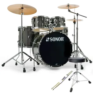 Sonor AQX Stage Set BMS Schlagzeug + keepdrum Zubehör