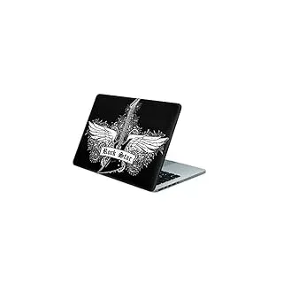 Skins4u Folie Sticker Skin Vinyl Aufkleber mit farbenfrohen Motiven für bis 17.3 Zoll 42x30cm Laptop Skin Decal Cover Rockstar