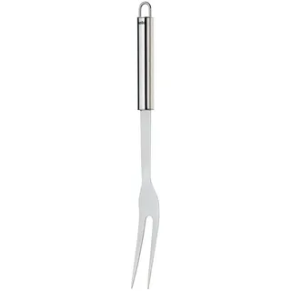 Kela Fleischgabel Edelstahl 32 cm RONDO, Grillgabel, Tranchiergabel spülmaschinenfest, glänzend
