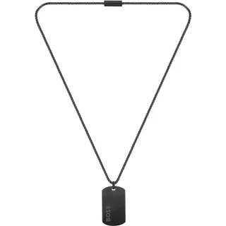 Boss Halskette 1580052 Schwarz / Edelstahl