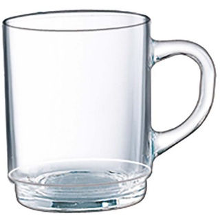 Arcoroc Salzburg Teeglas, Glühweinglas, 250ml, mit Füllstrich 0.2l, Glas transparent, 24 Stück