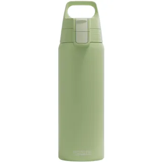 Sigg - Edelstahl Trinkflasche - Shield ONE Eco Green - Für Kohlensäurehaltige Getränke Geeignet - Auslaufsicher - Federleicht - BPA-frei - Outdoor & Fitness - Grün - 0,75L