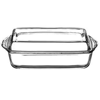 Dajar AMBITION Auflaufform mit Deckel 3,9 L Glasform ofenfest rechteckig 2-teilig Excellent