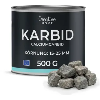 Creative Home Karbid 500g Reines Calciumcarbid für Garten und technische Anwendungen
