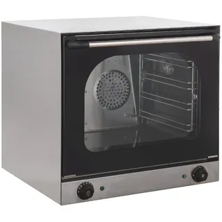 GastroHero Heißluftofen ECO 4 Bleche Umluftofen Gastronomie Backofen Edelstahl 62 Liter 230 V