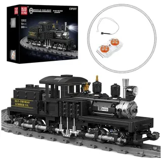 Mould King 12032 Klemmbaustein Set Minen-Zug Dampflok