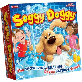 Ideal , Soggy Doggy: The Showering, Shaking, Doggy Bathing Game, Kids Games, for 2-4 Players, Ages 4+