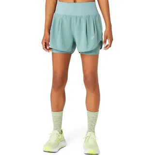 Asics Road 2-N-1 3.5In Damen schwarz - XL