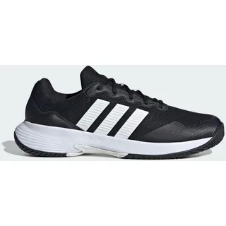 adidas Gamecourt 2 Tennisschuhe - core Black / Cloud White / Silver metallic, - 44