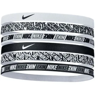 Nike Printed Haarband schwarz/weiß