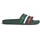 Aqua Adilette Team Dark Green / Cloud White / Bright Red 46