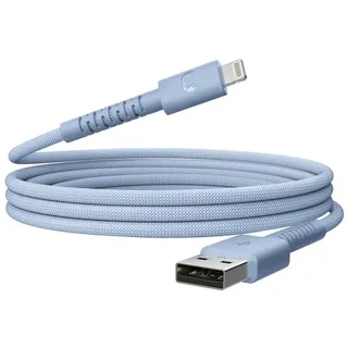 Fresh 'n Rebel Stecker Rundkabel Lightning auf USB A 2 m (Vivid Blue)