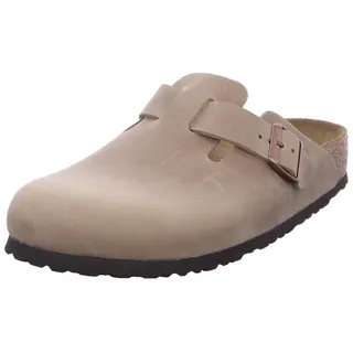 Birkenstock Boston Nubukleder geölt schmal tabacco brown 45
