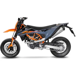 LeoVince Komplettanlage Edelstahl SBK Lv One Evo für KTM 690 R / Enduro / Gas Gas ES/SM 700 mit Katalysator
