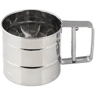 Zenker Edelstahl-Einhandsieb ''Patisserie'' - (H)15,5 x Ø 9,5 cm