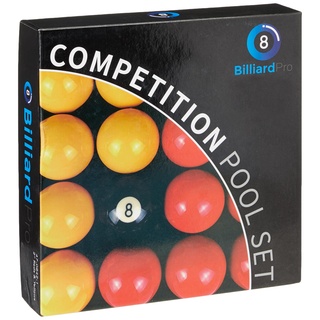 Billiard Pro Billardkugel-Set, Unisex, 2 Zoll, Rot und Gelb