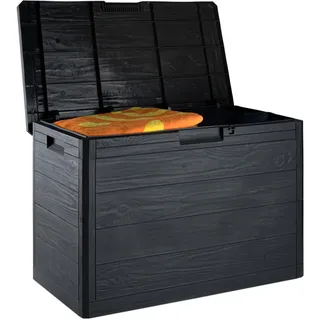 Toomax Aufbewahrungsbox Woodys anthrazit Kunststoff B/H/L: ca. 52,7x44,5x77,5 cm - anthrazit