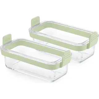 Lekue Auflaufformen für Heißluftfritteuse, rechteckig, 2 St.