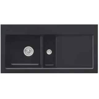 links Ebony + Handbetätigung + Lochbohrungen