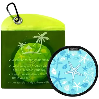 Sac De Nettoyage Du Sable – Sac De Retrait De Sable, Brosse Portable Et Étanche | Accessoires Souples Et Réutilisables Pour Enlever Les Pieds De Surf, Pochette Nettoyante Pour La Peau