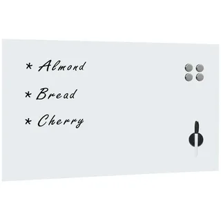 vidaXL Magnettafel Wandmontage Glas 120 x 60 cm