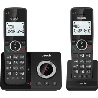 Vtech Digitales Schnurlostelefon ES2051, doppelter Anrufbeantworter, Blocker für unerwünschte Anrufe