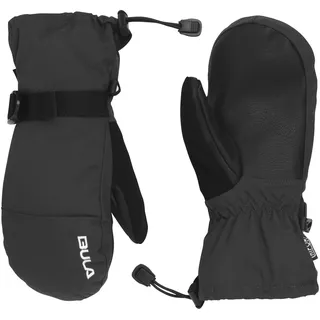 Bula Fäustlinge "Jr Kinder Move", Mädchen, Gr. 8, schwarz, 50% Polyester, 50% Polyurethan, unifarben, Handschuhe Fäustlinge, mit 10.000 mm Wassersäule