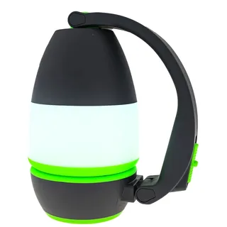 Ondis24 LED Multifunktionslampe 3 in 1 Outdoor Camping Laterne Handscheinwerfer Tischleuchte 120+80 Lumen batteriebetrieben grün schwarz